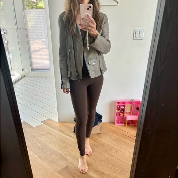 All saints Removable shearling leather jacket - Picture 5 of 13